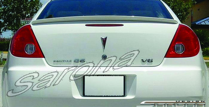 Custom Pontiac G6 Trunk Wing  Sedan (2006 - 2009) - $165.00 (Manufacturer Sarona, Part #PT-005-TW)